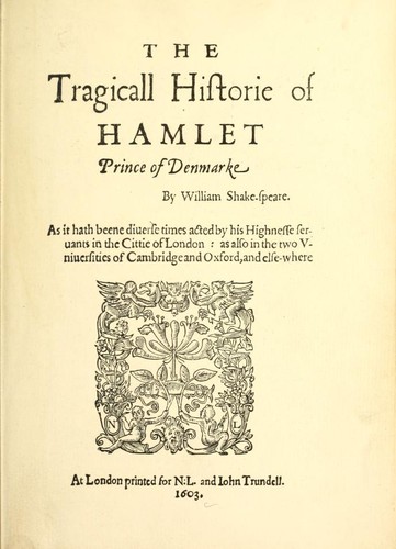 Book cover for "Hamlet" of Andrew Matthews